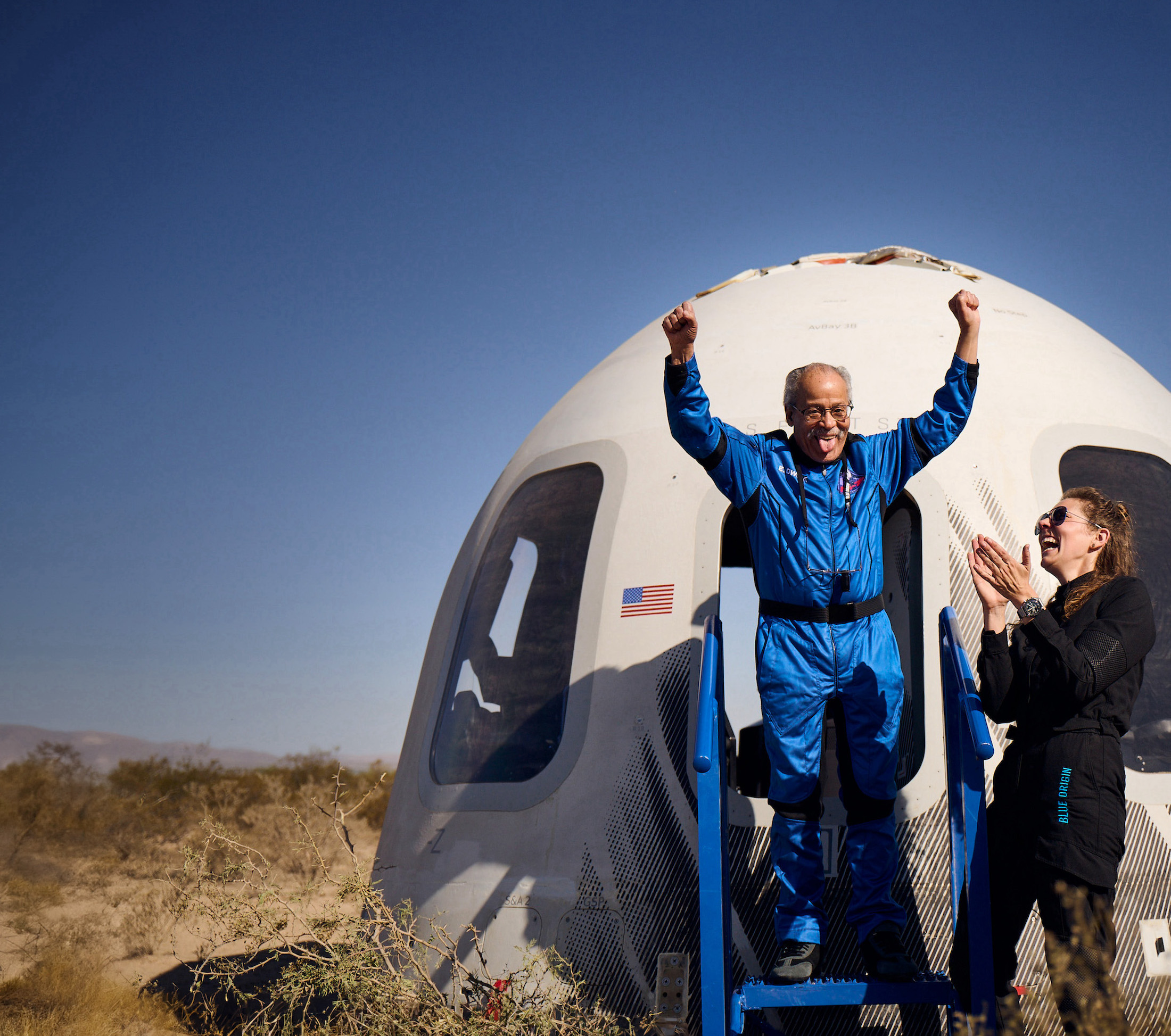Nuevo lanzamiento de Blue Origin, a bordo primer candidato afroamericano de Estados Unidos